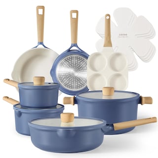 Foto 1 | Foto 1 | Batería de Cocina Carote Antiadherentes 15 Piezas Blue Induction - Venta Internacional