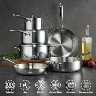 Foto 2 | Foto 2 | Juego De Utensilios De Cocina Tramontina De Acero Inoxidable Con Revestimiento Triple De 9 Piezas - Venta Internacional.