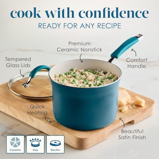 Foto 7 | Foto 7 | Set de Utensilios de Cocina Rachael Ray Cucina Cerámica Antiadherente 13 Piezas - Venta Internacional