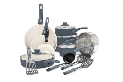 Foto 1 | Foto 1 | Bateria de Cocina Greenlife Soft Grip 16 Piezas - Venta Internacional