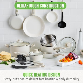 Foto 6 | Foto 6 | Bateria de Cocina Greenlife Soft Grip 16 Piezas - Venta Internacional