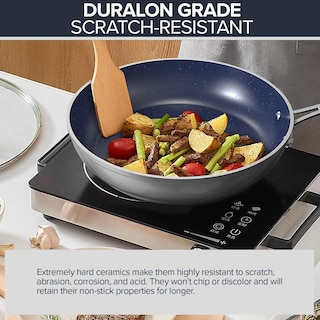 Foto 4 | Foto 4 | Juego de Cocina Nuwave Healthy Duralon Blue Ceramic 7 Piezas - Venta Internacional