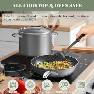Foto 5 | Foto 5 | Juego de Cocina Nuwave Healthy Duralon Blue Ceramic 7 Piezas - Venta Internacional