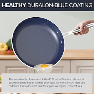Foto 7 | Foto 7 | Juego de Cocina Nuwave Healthy Duralon Blue Ceramic 7 Piezas - Venta Internacional