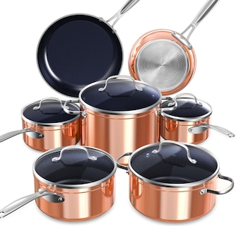 Foto 1 | Foto 1 | Set de Utensilios de Cocina Nuwave Healthy Duralon Blue Ceramic Antiadherente - Venta Internacional