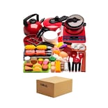 Juguetes De Cocina Para Ninos Utensilios Cocina Comida 61 Pz Lab.g Rojo