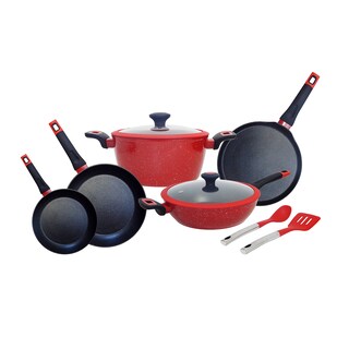 Foto 1 | Foto 1 | Batería De Cocina Set 9 Piezas Color Rojo Salty