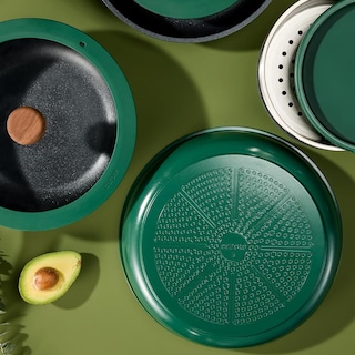 Foto 4 | Foto 4 | Set Ollas Carote 23 Pzas Antiadherente Mango Removible Color Verde