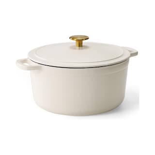 Foto 1 | Foto 1 | Olla De Horno Holandés Carote 5 Qt Hierro Fundido Blanco