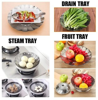 Foto 4 | Foto 4 | Vaporizador Multifuncional De Acero Inoxidable Xtellar Para Cocina Saludable