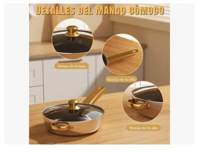 Foto 3 | Foto 3 | Batería De Cocina Xtellar  De Acero Inoxidable 18piezas Antiadherente