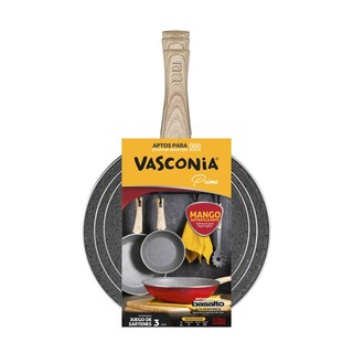 Foto 5 | Foto 5 | Juego De Sartenes Vasconia Prime Rojo 3 Pzas De Vitroacero