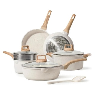 Foto 1 | Foto 1 | Batería De Cocina Brandtrendy 10 Piezas Con Ollas Y Sartenes Antiadherentes Para Cocina