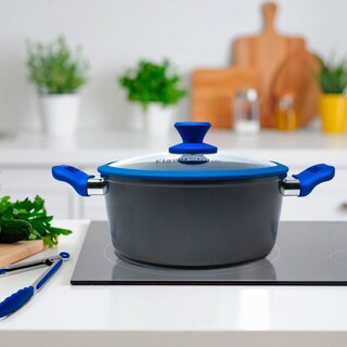 Foto 5 | Foto 5 | Juego De Sartenes Flavorstone Light Set 8 Piezas Color Azul