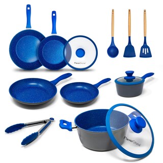 Foto 1 | Foto 1 | Batería De Cocina Flavorstone Ligth Set 16 Piezas Color Azul