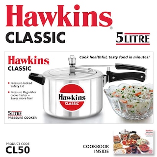 Foto 2 | Foto 2 | Olla A Presión Hawkins Aluminium Classic 5l Silver Cl50 - Venta Internacional.