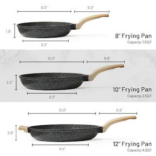 Foto 2 | Foto 2 | Sartenes Carote, Juego De Utensilios De Cocina Antiadherentes De Granito Con Piedra - Venta Internacional.