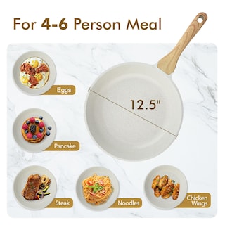 Foto 5 | Foto 5 | Sartén Sensarte de Cerámica Antiadherente de 32 cm Blanco - Venta Internacional
