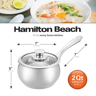 Foto 5 | Foto 5 | Sartén Hamilton Beach de Acero Inoxidable con Tapa-Venta Internacional