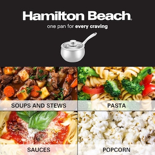 Foto 6 | Foto 6 | Sartén Hamilton Beach de Acero Inoxidable con Tapa-Venta Internacional
