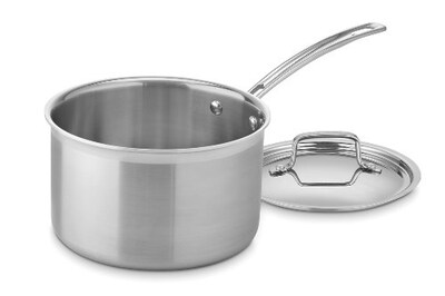 Foto 3 | Foto 3 | Cacerola Cuisinart Multiclad Pro De Triple Capa, Acero Inoxidable, 4 Litros - Venta Internacional.