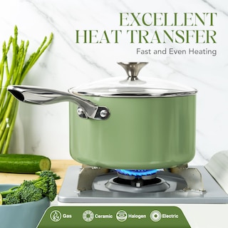 Foto 4 | Foto 4 | Cacerola Michelangelo Verde 3 Litros con Tapa - Venta Internacional