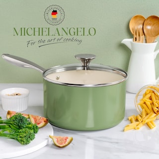 Foto 6 | Foto 6 | Cacerola Michelangelo Verde 3 Litros con Tapa - Venta Internacional