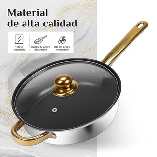 Foto 2 | Foto 2 | Bateria De Cocina 12 Piezas De Acero Inoxidable Mod Michigan Aquila
