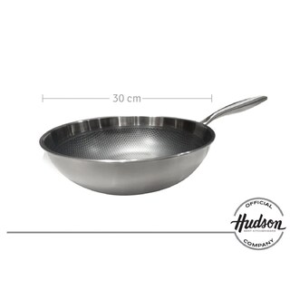 Foto 3 | Foto 3 | Wok Hudson Acero Inoxidable 30cm Espesor 2mm Antiadherente