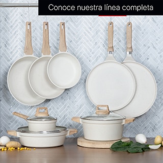 Foto 8 | Foto 8 | Sartén Cookify De Mármol 20 Cm Beige, Antiadherente, Libre De Pfoa