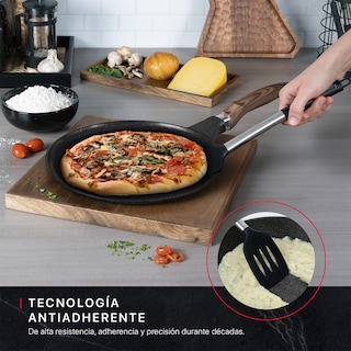 Foto 4 | Foto 4 | Set de Sartenes y Crepera Cookify de Mármol 20/ 24/ 28 cm Negro Antiadherente Libre de PFOA