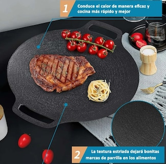 Foto 4 | Foto 4 | Sartén Antiadherente Xtellar Mármol 30cm Para Barbacoas Y Horneado