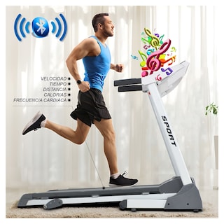 Foto 2 | Foto 2 | Caminadora Eléctrica Centurfit MKZ-CAM918 color Blanca 2 HP Walk Inclinación