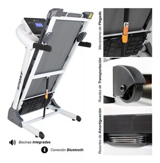 Foto 4 | Foto 4 | Caminadora Eléctrica Centurfit MKZ-CAM918 color Blanca 2 HP Walk Inclinación