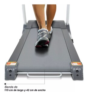 Foto 5 | Foto 5 | Caminadora Eléctrica Centurfit MKZ-CAM918 color Blanca 2 HP Walk Inclinación