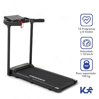 Foto 2 | Foto 2 | Caminadora Eléctrica 2 Hp Banda Correr 1-10 Km/h Kingsports