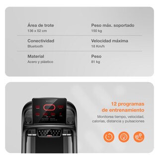 Foto 7 | Foto 7 | Caminadora Eléctrica Bodytrainer Btru-600nueva Plegable con Pantalla Led