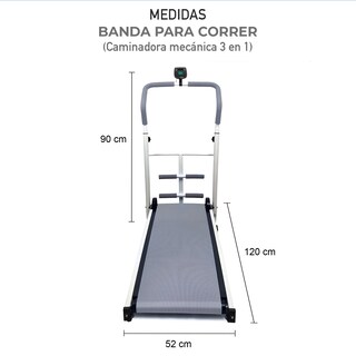 Foto 7 | Foto 7 | Caminadora Mecánica Plegable Go Fit 3 En 1.