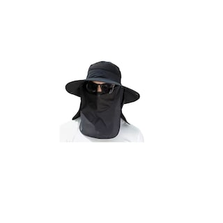 Foto 1 | Foto 1 | Gorra De Pesca Viseras Para Unisex 360° Anti-uv Y Mangas Eo Safe Imports Esi-15432 Negro