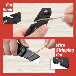 Foto 3 | Foto 3 | Cuchillo Utilitario Plegable Workpro, Hoja De Cambio Rápido Con 10 Hojas - Venta Internacional.
