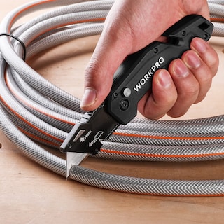 Foto 5 | Foto 5 | Cuchillo Utilitario Plegable Workpro, Hoja De Cambio Rápido Con 10 Hojas - Venta Internacional.