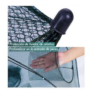 Foto 5 | Foto 5 | Trampa Plegable para Pesca de Cangrejos y Peces 16 agujeros Azul
