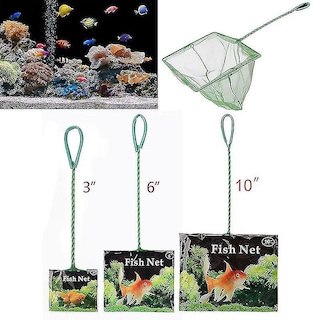 Foto 1 | Foto 1 | Red Portátil Para Peces De Acuario Huoguo, Mango Largo, 8 X 7 X 25 Cm, Color Verde - Venta Internacional.