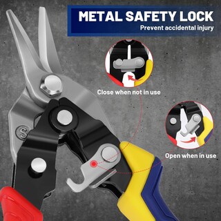 Foto 4 | Foto 4 | Juego De Tijeras De Hojalata Para Aviones Workpro, 3 Piezas, 20 Cm - Venta Internacional.