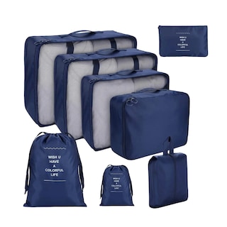 Foto 1 | Foto 1 | 8 Bolsas Organizadoras de Maletas de Viaje Impermeable Malubero color Azul