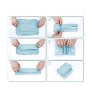 Foto 3 | Foto 3 | 8 Bolsas Organizadoras de Maletas de Viaje Impermeable Malubero color Azul