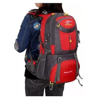 Foto 5 | Foto 5 | Mochila de Ciclismo 60 l Gris Con Rojo