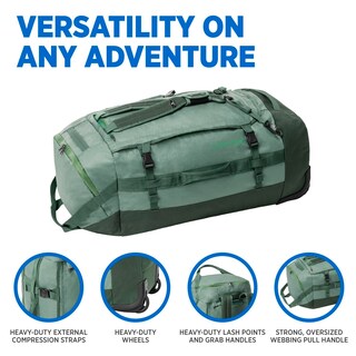 Foto 3 | Foto 3 | Bolsa De Viaje Eagle Creek Cargo Hauler Con Ruedas, 130 L, Color Verde Pato - Venta Internacional.