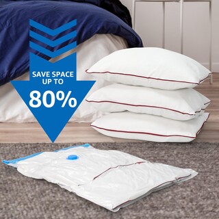 Foto 7 | Foto 7 | Bolsas Que Ahorran Espacio Simple Deluxe, Paquete De 20 Con Bomba, Ahorro Del 80% - Venta Internacional.