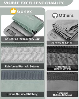Foto 6 | Foto 6 | Juego De Cubos De Embalaje De Compresión Gonex 8 Para Viajes, Color Gris - Venta Internacional.